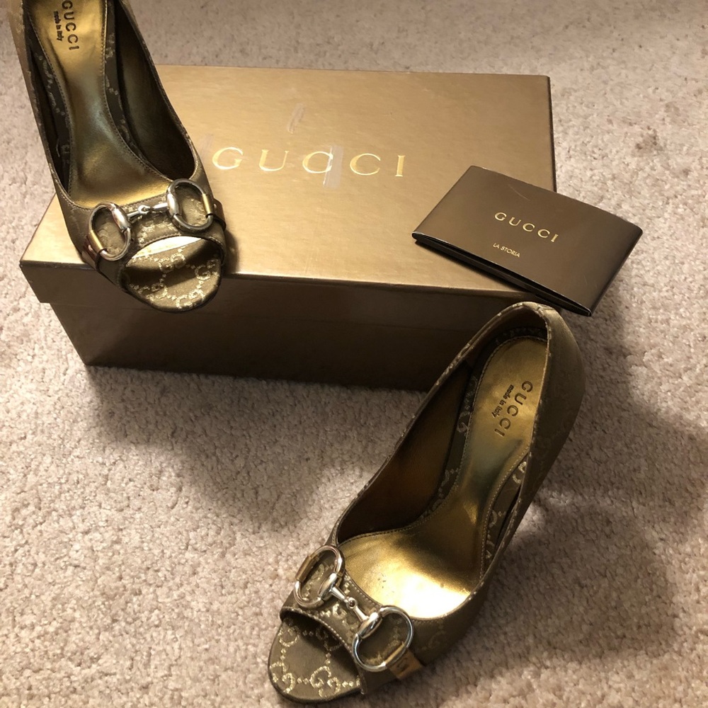 Gucci Cuoio heels